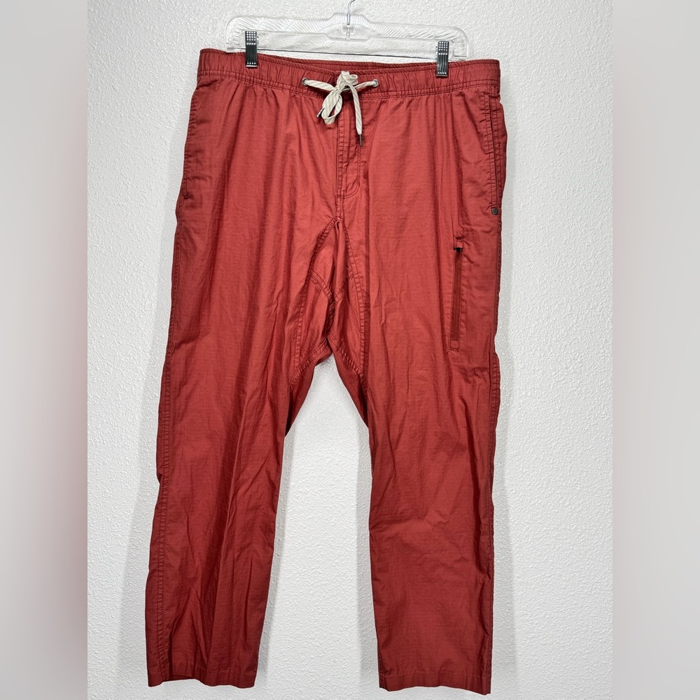 Vuori Ripstop Climber Pants (ALTERED Length) XL #V412 Red Clay Utility Cargo